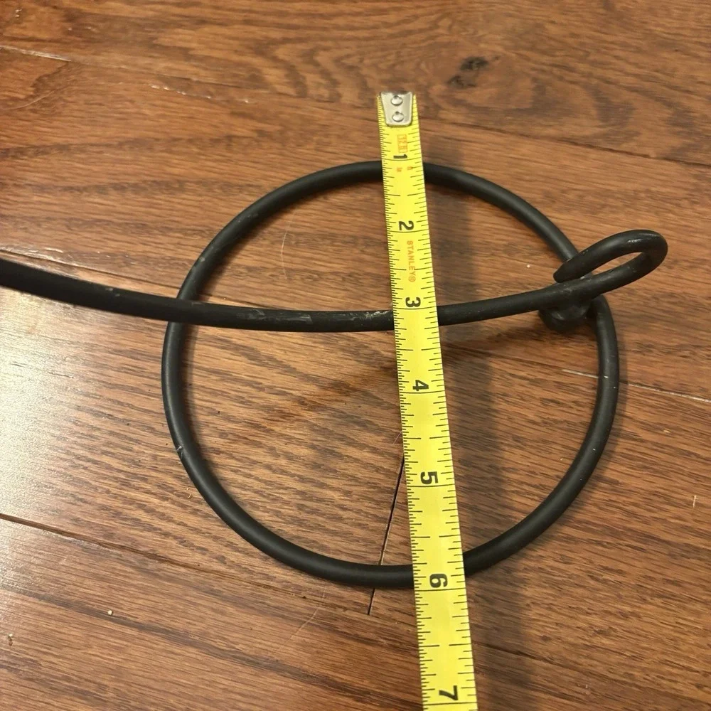 Plant Hanger Hook Holder Metal‎ Black Farmhouse Cottage Core Kitchen Decor Gift
